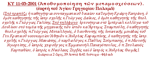 Αποθυμοποίηση των μεταμοσχεύσεων.